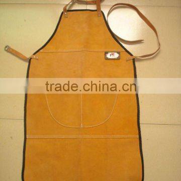 cow leather apron