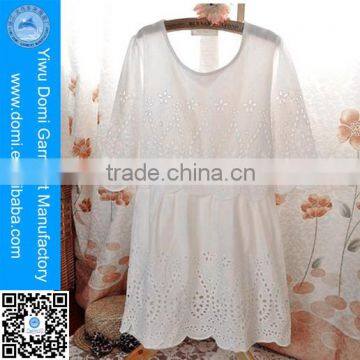 Distinctive women wholesale lace skirt hollow out beachwear swimwear dresses