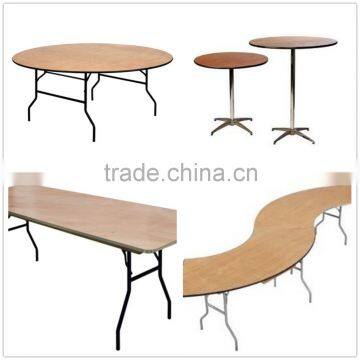 High Quality Plywood Wooden Folding Table