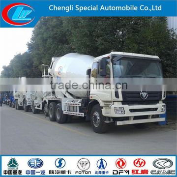 Best configuration cement mixer high performance mixer truck FOTON 5000L mounted concrete pump truck