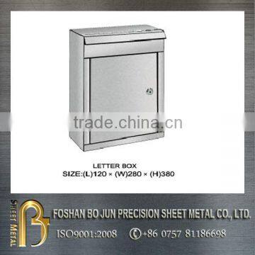 China manufacturer custom waterproof wall mount mailbox