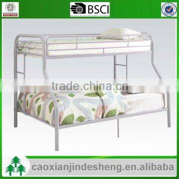 OEM/ODM children metal twin over full bunk bed - White Finish TF- 13