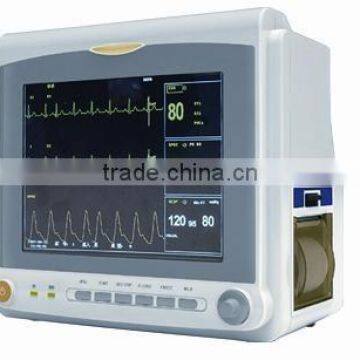 8.4" Color TFT Display Patient Monitor with CE Approval, Networkable with Central Monitoring System