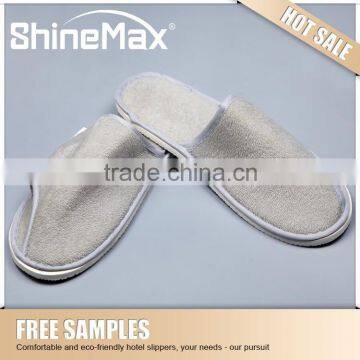 Cheap disposable closed washable hotel terry slipper new design eva slipper