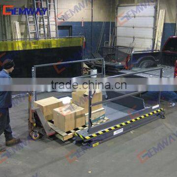 SLT1-1.5 hydraulic electric pallet lift table for goods transport