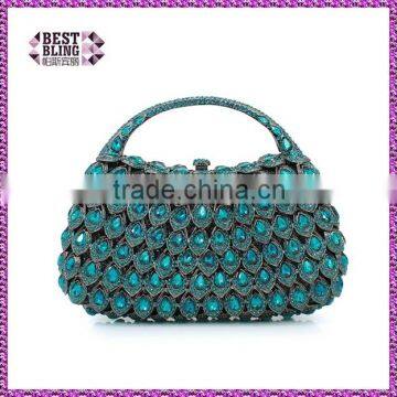 basket stone evening clutch hard shell evening clutch (8760A-LB)