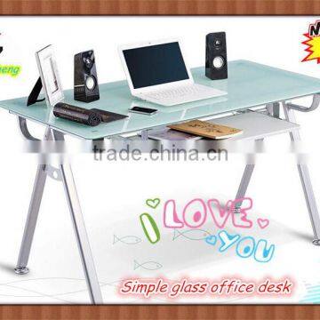 GX-1209 simple glass office desk