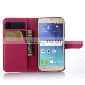Wholesale Folio Stand Case for Samsung GALAXY J3 PU Leather Flip Cover With Wallet photo-6