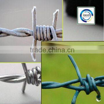 Low price 50kg/roll concertina security galvanized barbed iron wire