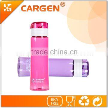 Novelty Custom Logo Clear Plastic Sport Water Bottle
