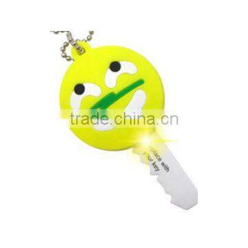 LED Rubber Plastic Key Cover. LED KeyChain