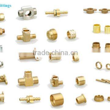 many kinds of brass fittings