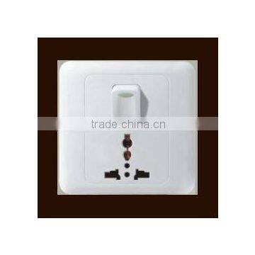 new design high quality 1gang wall switches and multi sockets