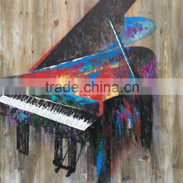 Home Decro Modern Simple Abstract Paintings Musical Instruments