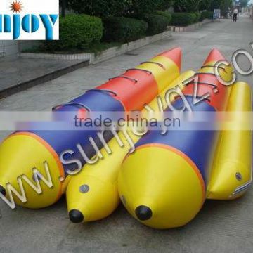 2016 double tube inflatable banana boat fly fish