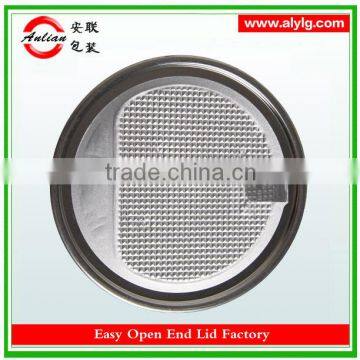 China Newest Design Full Aperture Style Milk Powder Aluminum Easy Open Peel Off End
