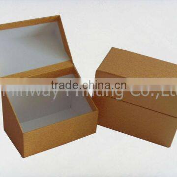 High quality handmade luxury gold paper gift packaging box packaging for jewellery, perfume