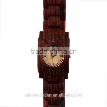 2014 china luxury fashion popular lady western roles japan movt sandal wood quartz women watches