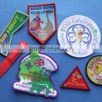 customized garment woven badges