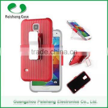 Factory price armor phone case TPU+PC Smartphone Support clip for samsung galaxy grand s3 s4 s5 case