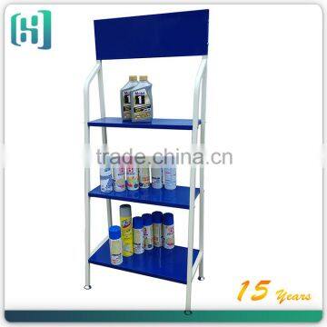 metal floor essential oil display rack/ essential oils storage case/oil display rack