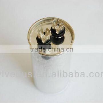 aluminum case round cbb65 type air conditioner running capacitor