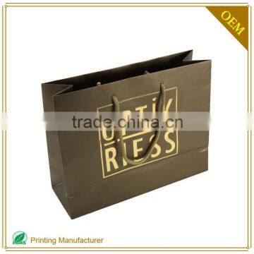 Luxury From Paper Hand Shopping Bag With Rope Handle