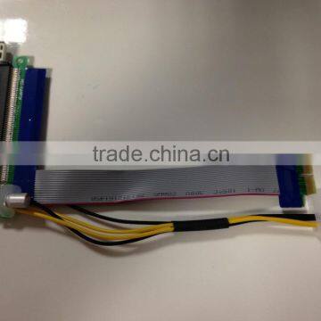 BRAND NEW PCI-Express 1x to 16x Riser Card Flex Ribbon Extension Cable