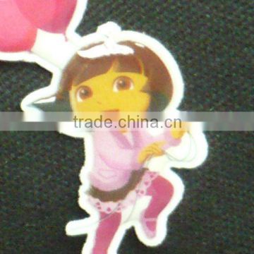 2013 new design China 3D soft pvc sticker for children clothing