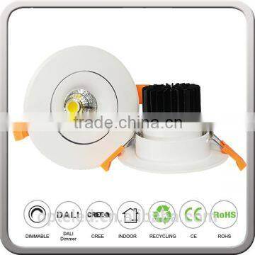 Adjustable Ceiling Down Light Recessed COB LED Downlight 9W 12W in Black Finish photo-5