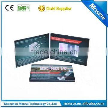 LCD Video brochure module / Video greeting card module from Chinese factory
