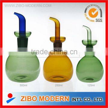 heat resistant glass oil vinegar bottle