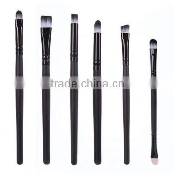 Newest 6PCS Wholesale Makeup Brushes Cosmetics Set Eyeshadow Eyeliner Nose Smudge Tool Kit