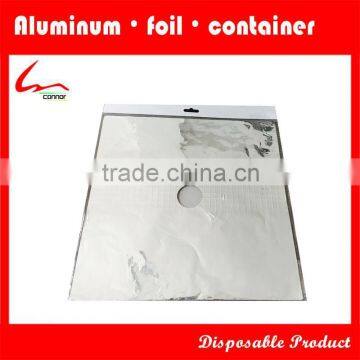 4 Gas Hob Protectors Disposable Aluminium Foil