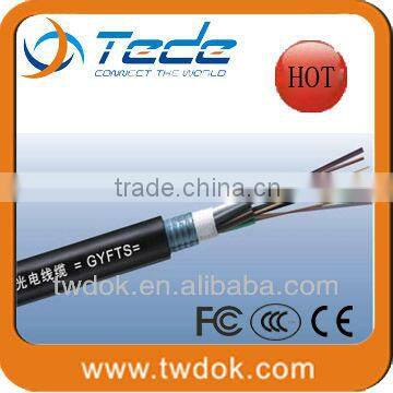 supplier with high quality GTYS/GYTA/GYFTY /GYTA53/GYXTW/GYXTY non-armored outdoor 24 core fiber optic cable