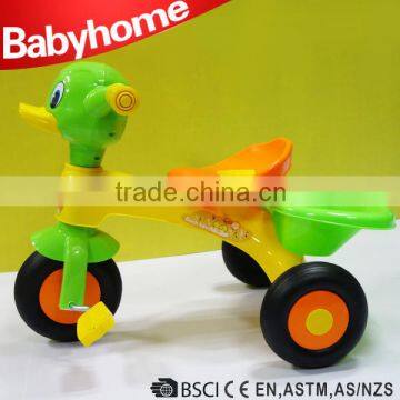 plastic kids tricycle with three wheels