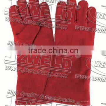 Cow split leather welding gloves