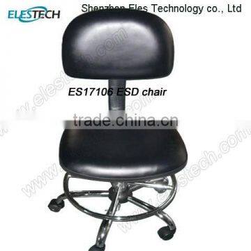 Height Adjustable Cleanroom ESD Chair with Armrest Footrest