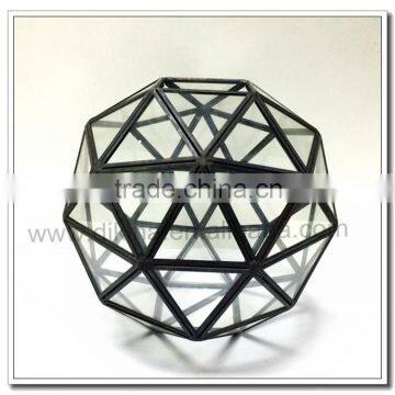 Teardrop& Octagonal& Dodecahedron& Icosahedron Small Beautiful Glass Geometric Terrarium - Geometric Terrarium Glass Handicraft photo-2