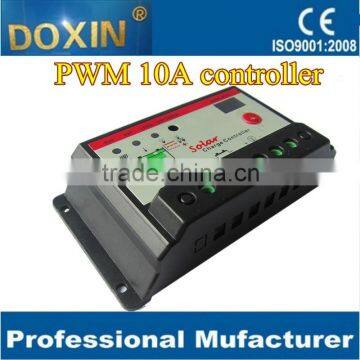 LTD1210 PWM 10A 12/24V solar charge controller for solar street lights system with detail manual