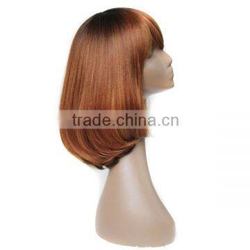 New coming silky straight hair wig women fashion synthetic wig