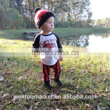 Christmas Buffalo Plaid Toddler Boy Shirt photo-2