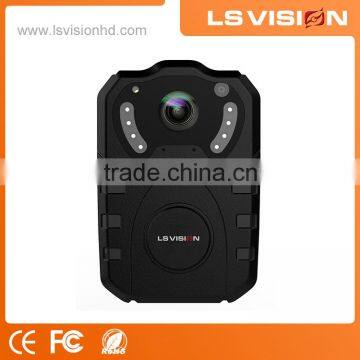 LS VISION 32MP Police Body Worn Camera 1296P@60fps HD Speed Camera Built in SD Card 170 Degree Wide View IP68