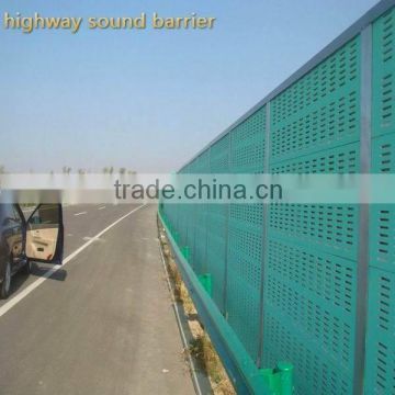 coating green color sound barrier fence