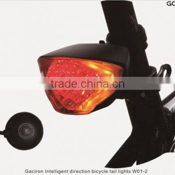 Gaciron Cycling 3 LED Safety Bicycle Turn Signal Rear Tail Light Bike Lamp Horn