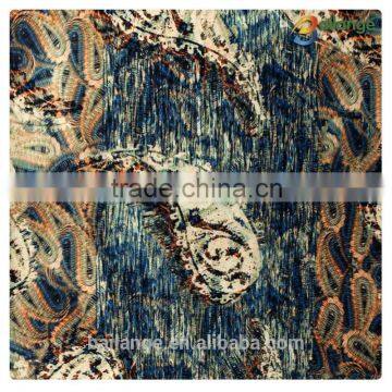 Embroidered Guipure accessories swiss Colorful fabric flower printed lace Fabric hot sale in american and european