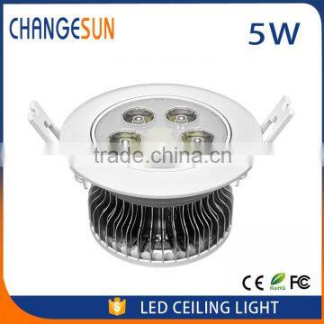 Eco-friendly made in china lights 15v 5w led ceiling lights down light