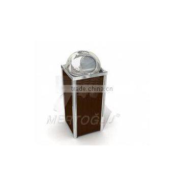 Outdoor Stainless steel dustbin, Stainless steel litter bin