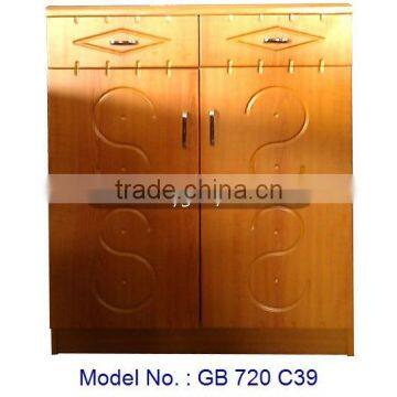 Unique Shoe Rack In MDF Cabinet With Drawer, shoe storage cabinet, wooden shoe rack, modern shoe cabinet designs from malaysia