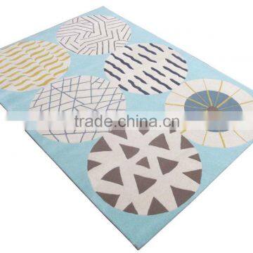 Modern Design Hand Tufted Cut Pile Wool Carpet; Latexed Back With Cotton photo-2